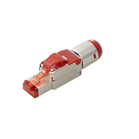 BKT Elektronik CAT6A Shielded Toolless Plug - High-Performance Connectivity Solution for Reliable Networking